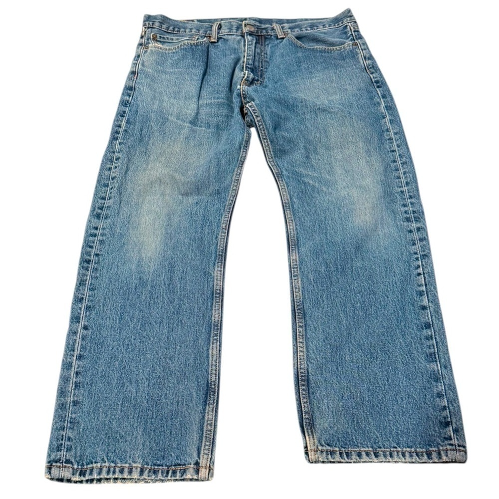 Levi’s Men’s 505 Jeans Medium Wash Straight Size W36 L29 Denim